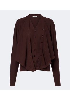 Lemaire Wool-blend cardigan
