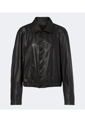 Lemaire Leather blouson jacket