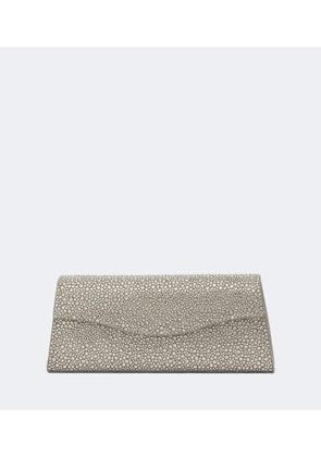 Elie Saab The Midnight embellished suede clutch