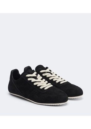 Rick Owens Minimal suede sneakers
