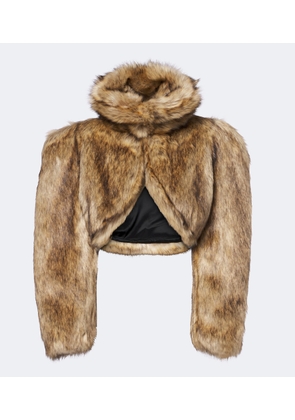 David Koma Cropped turtleneck jacket