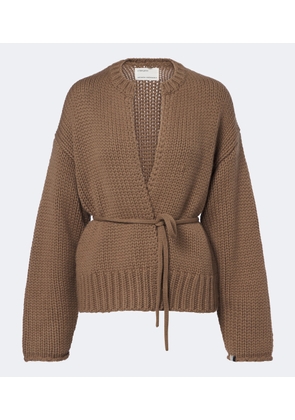 Extreme Cashmere NÂ°384 Ginza cashmere wrap cardigan