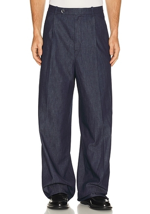 Jil Sander Trouser in Magnet - Blue. Size 54 (also in 46, 50, 52).