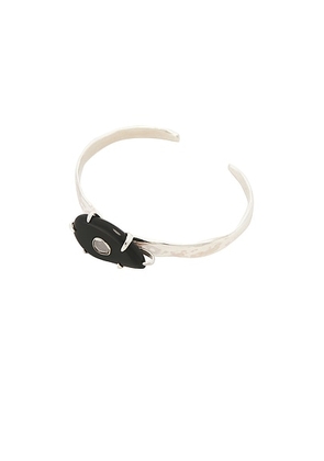 CHAN LUU Cuff Bracelet in Black Horn - Black. Size all.