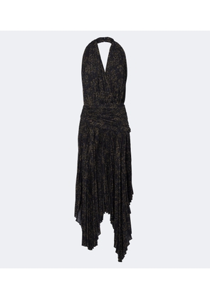 Proenza Schouler Paulina draped floral georgette midi dress