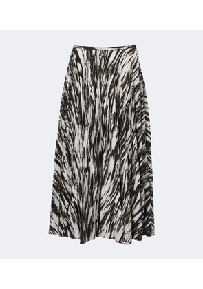 Proenza Schouler White Label Runa printed twill midi skirt