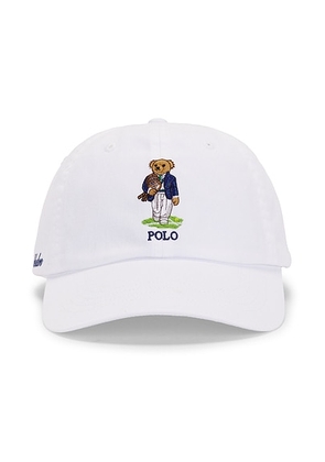 Polo Ralph Lauren Wimbledon Chino Cap in White - White. Size all.