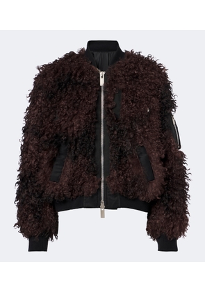 Sacai Oversized bomber jacket