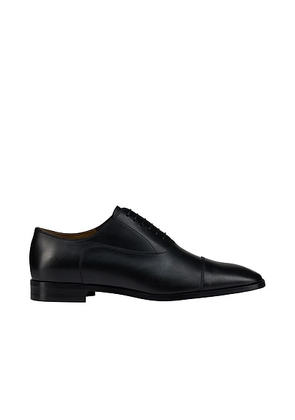 Christian Louboutin Greggory Flat Oxford in Black - Black. Size 45 (also in 41, 42, 43, 44).