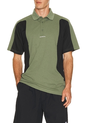 Students Golf Ledgewood Short Sleeve Polo Shirt in Military - Dark Green. Size L (also in S, M, XL/1X).