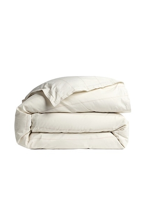 Parachute Duvet Cover in Bone Stripe - Cream. Size FULL/QUEEN (also in ).