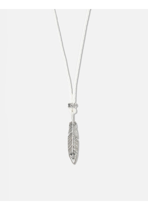 CS Navajo Hollow Star Right Arrow Feather Pendant With 2 Beads