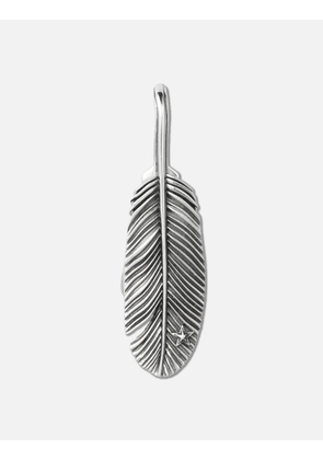 CS Navajo Tiny Star Arrow Feather Left Twisted Pendant