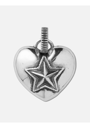 Heart And Sheriff Star Pendant