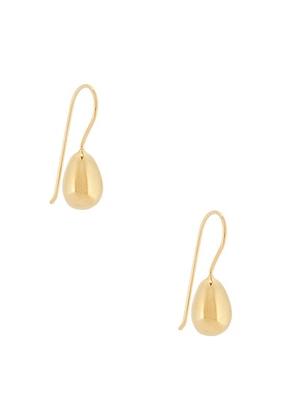SOPHIE BUHAI Petite Egg Drop Earrings in 18k Gold Vermeil - Metallic Gold. Size all.