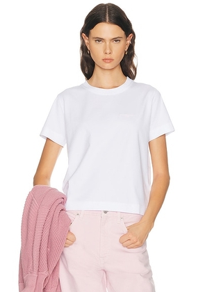 Givenchy Fitted T-Shirt in White - White. Size L (also in M, XS, S).