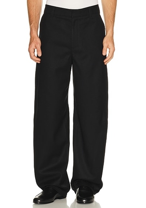 Givenchy Dry Wool Flannel Couture Seams Trousers in Black - Black. Size 54 (also in 50, 52).