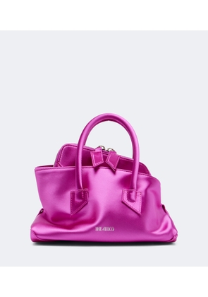 The Attico La Passeggiata Mini satin top-handle bag