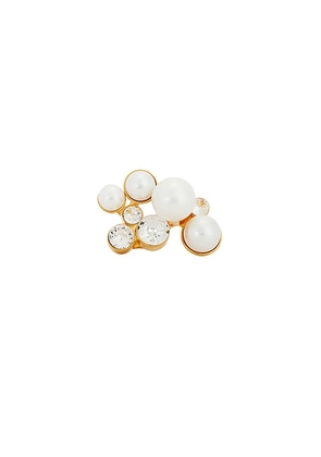 Dries Van Noten Handmade Irregular Shapes Big Ring in Gold - Metallic Gold. Size S (also in M, L).