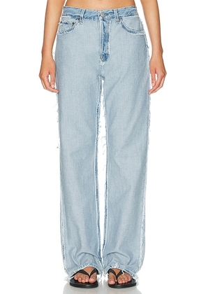 Acne Studios Pazer Straight Leg in Light Blue - Blue. Size S (also in XS, M).