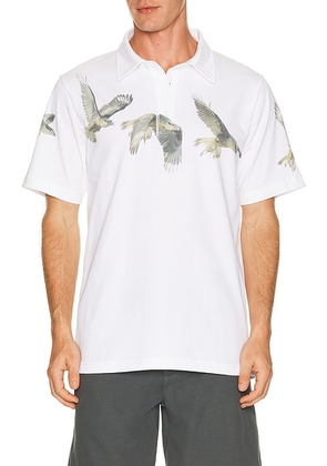 Students Golf Mapleton Short Sleeve Polo Shirt in White - White. Size M (also in S, L, XL/1X).