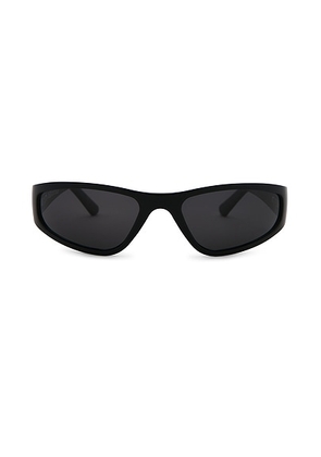 BRU Eyewear Strada Sunglasses in Soot - Black. Size all.