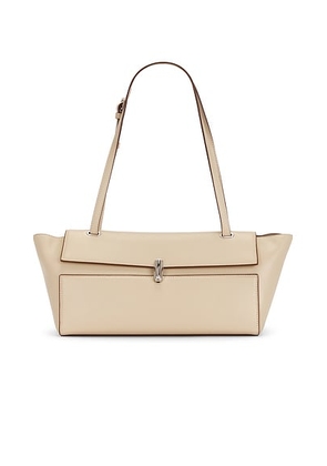 Savette Trapeze Shoulder Bag in Bone - Neutral. Size all.