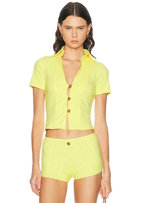 Caro Luna Espe Shirt in Yellow - Yellow. Size L (also in M, S).