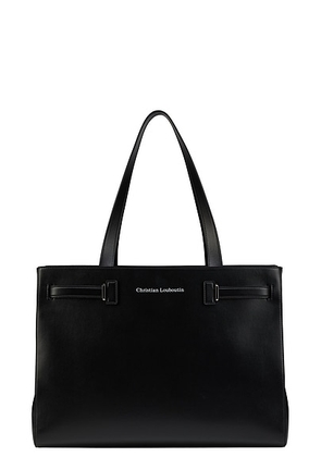 Christian Louboutin Tactical Tote E/W in Black - Black. Size all.