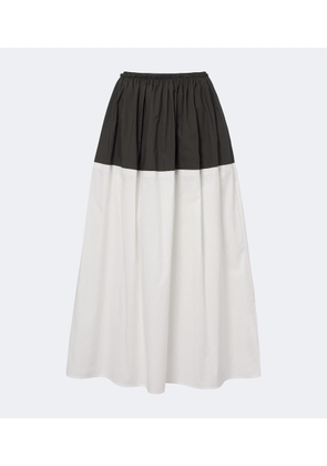 Proenza Schouler White Label Nyla cotton poplin midi skirt