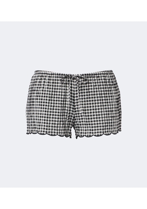 Montce Gingham scalloped shorts