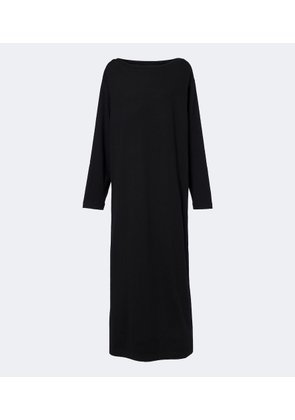 Extreme Cashmere NÂ°503 Pillar cotton and cashmere maxi dress