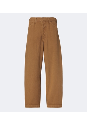 Lemaire Cotton twill barrel-leg pants