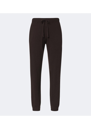 Allude Wool and cashmere sweatpants