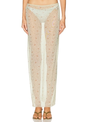 DOLLA for FWRD Naj Skirt in Fog - Mint. Size M (also in L).