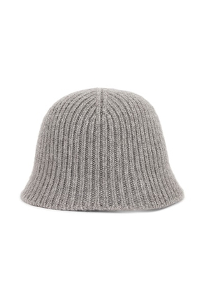 Miu Miu Cashmere Wool Bucket Hat in Grigio - Grey. Size S (also in M, L).