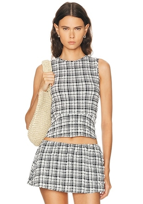 Solid & Striped The Brinley Top in Noir - Black. Size S (also in XS, M).