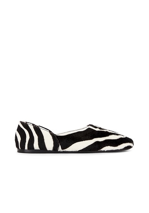 KHAITE Jane Flat in Black & White - Black. Size 37 (also in 36, 36.5, 40).