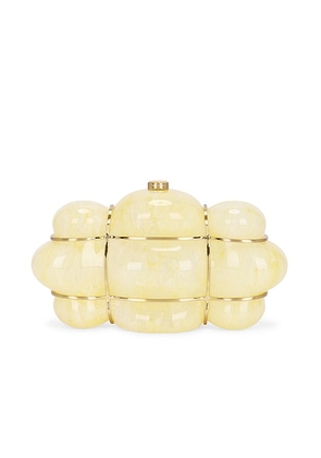 Cult Gaia Bolla Clutch in Yellow Quartz - Yellow. Size all.