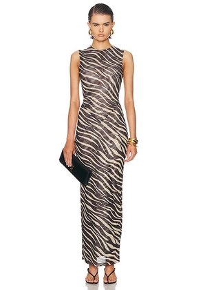 Ronny Kobo Krisa Dress in Zebra - Black & White. Size L (also in XS, S, M).