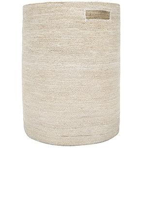 HAWKINS NEW YORK Essential Woven Hamper in White - White. Size all.
