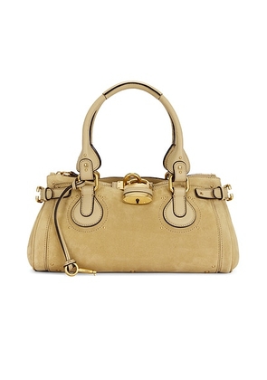 Chloe Paddington Shoulder Bag in Dusty Beige - Beige. Size all.