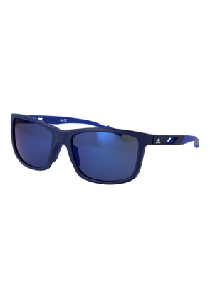 Adidas Blue Plastic Sunglasses