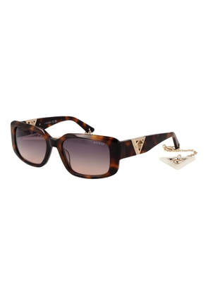 Guess Brown Acetate Sunglasses