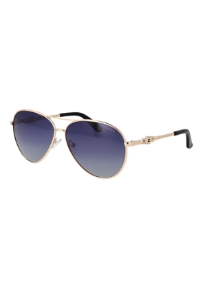 Guess Gold Acetate Sunglasses
