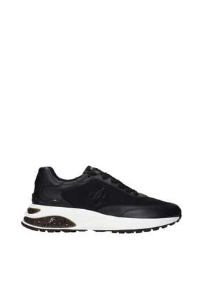 Jimmy Choo Black Fabric Athletic Sneakers - EU41/US8