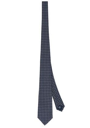 Polo Ralph Lauren Silk Circle Neat Neck Tie in Navy - Navy. Size all.