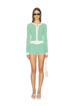 ALL THE WAYS Channing Knit Short Set in Multi. Size XS. Also in S, M, L.
