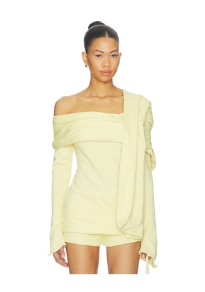 Deme by Gabriella The Saki Top in Yellow. Size S. Also in XS, L, XL.