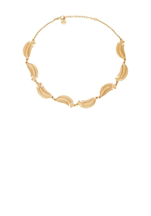 Cult Gaia Neemo Necklace in Metallic Gold.